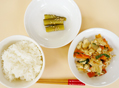 炒り豆腐と中華きゅうり